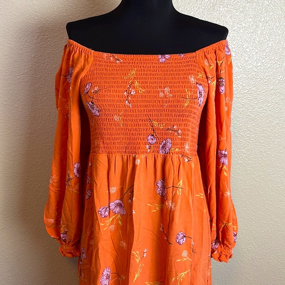 a.n.a “A New Aproach” midi summer dress, Wm’s Sz Small - Picture 2 of 9